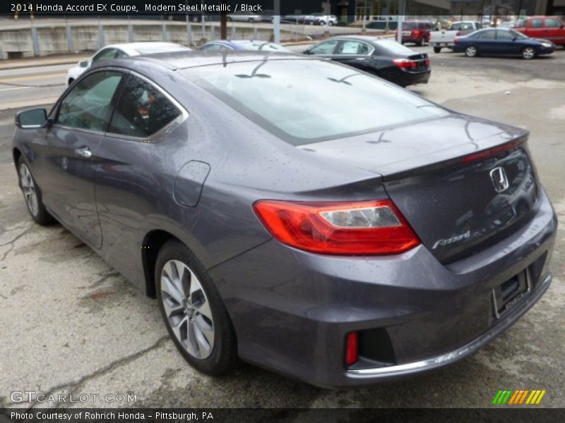 Modern Steel Metallic / Black 2014 Honda Accord EX Coupe