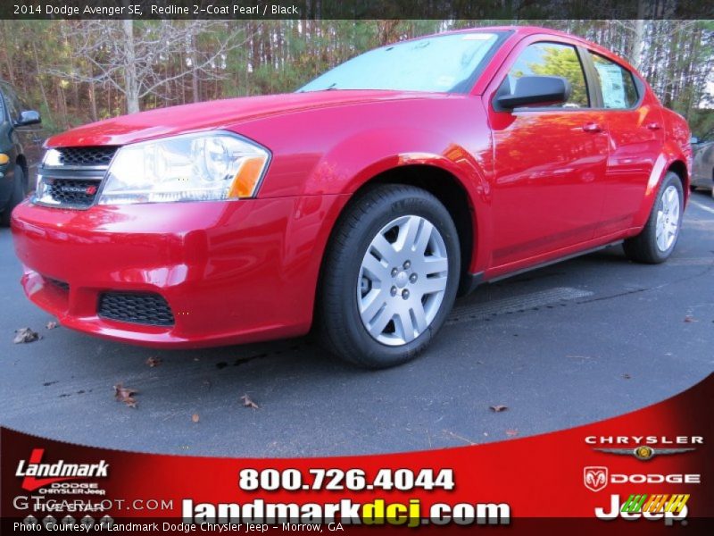 Redline 2-Coat Pearl / Black 2014 Dodge Avenger SE