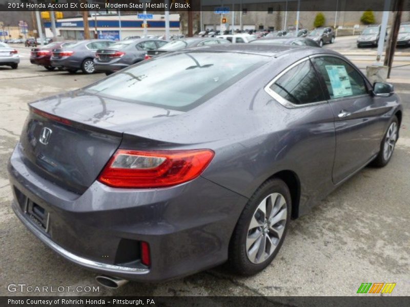 Modern Steel Metallic / Black 2014 Honda Accord EX Coupe