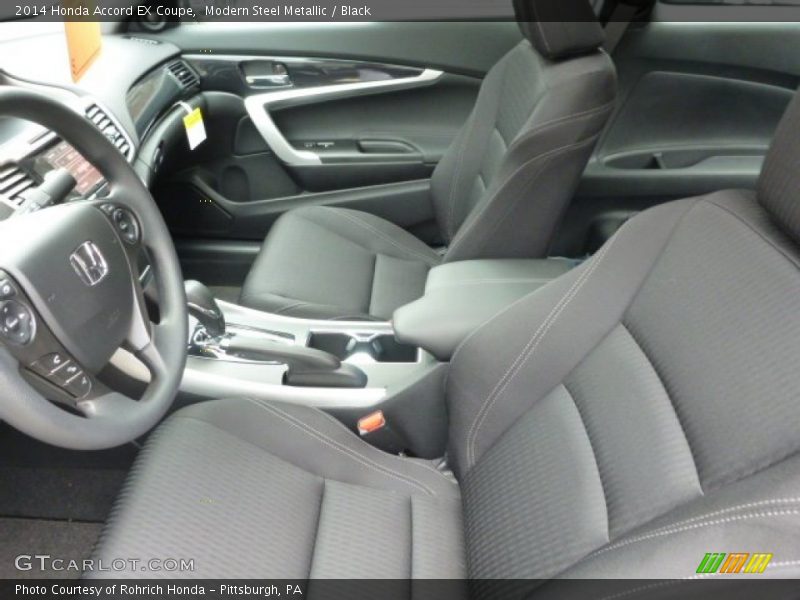 Modern Steel Metallic / Black 2014 Honda Accord EX Coupe