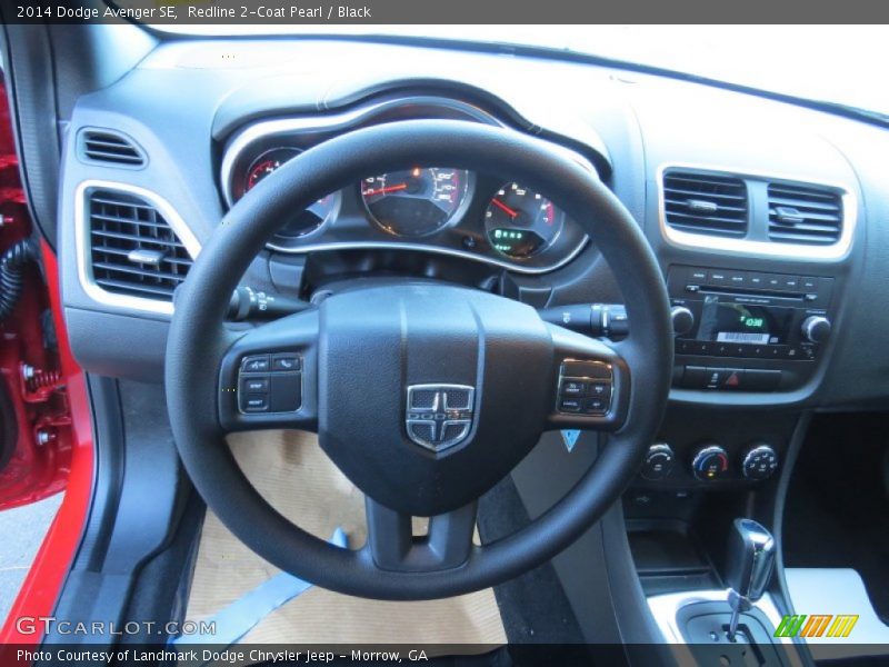 Redline 2-Coat Pearl / Black 2014 Dodge Avenger SE