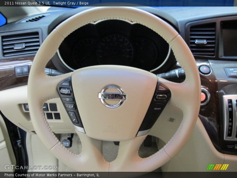  2011 Quest 3.5 LE Steering Wheel