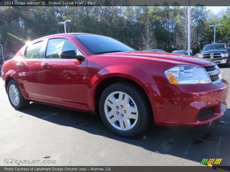 Redline 2-Coat Pearl / Black 2014 Dodge Avenger SE