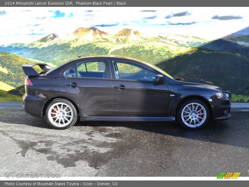  2014 Lancer Evolution GSR Phantom Black Pearl