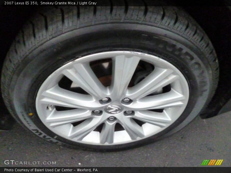 Smokey Granite Mica / Light Gray 2007 Lexus ES 350