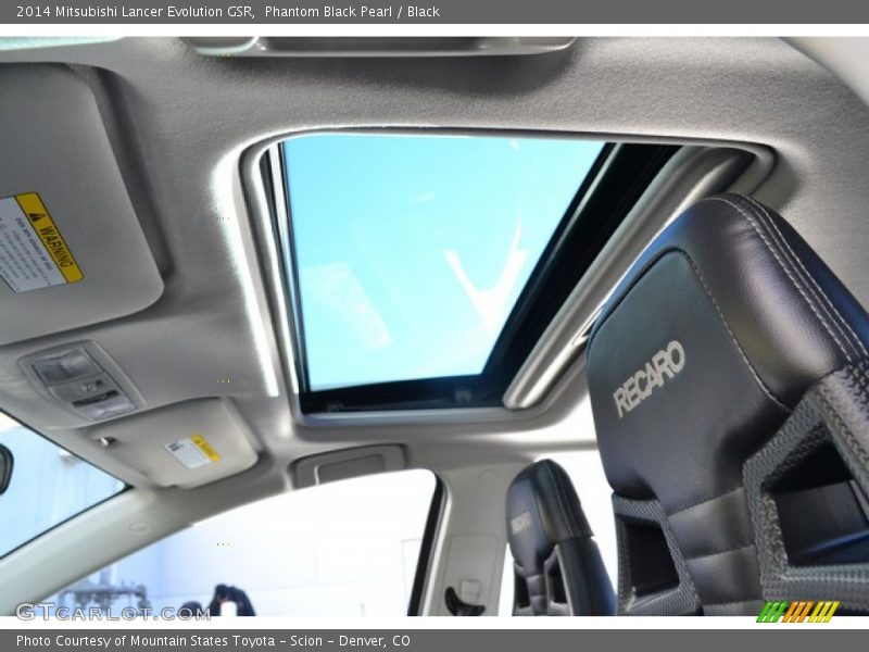 Phantom Black Pearl / Black 2014 Mitsubishi Lancer Evolution GSR
