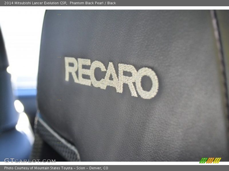 Phantom Black Pearl / Black 2014 Mitsubishi Lancer Evolution GSR