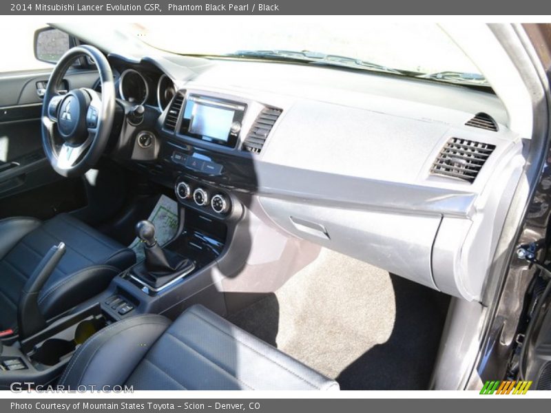 Phantom Black Pearl / Black 2014 Mitsubishi Lancer Evolution GSR