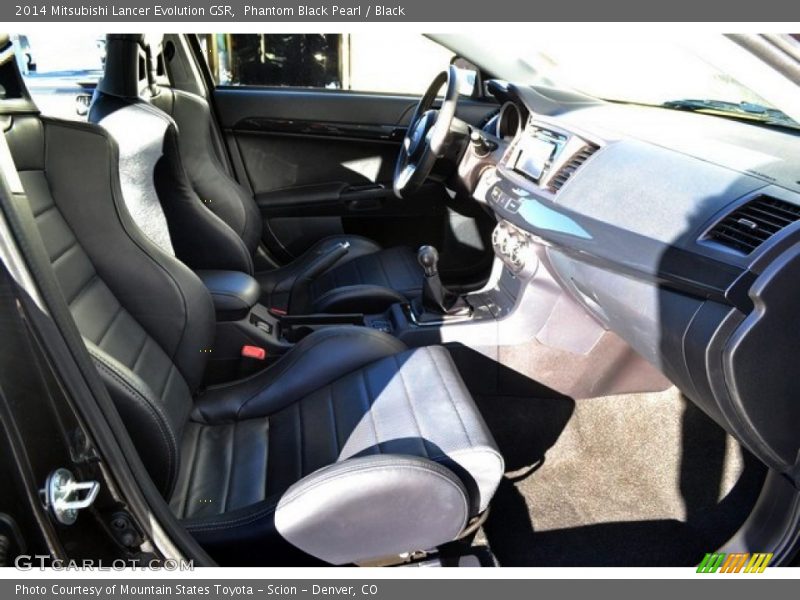 Phantom Black Pearl / Black 2014 Mitsubishi Lancer Evolution GSR