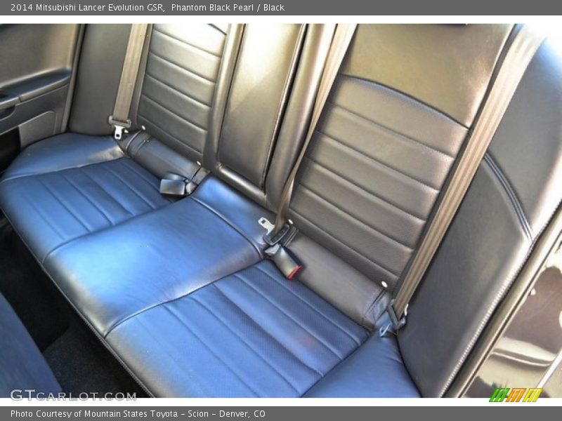 Rear Seat of 2014 Lancer Evolution GSR