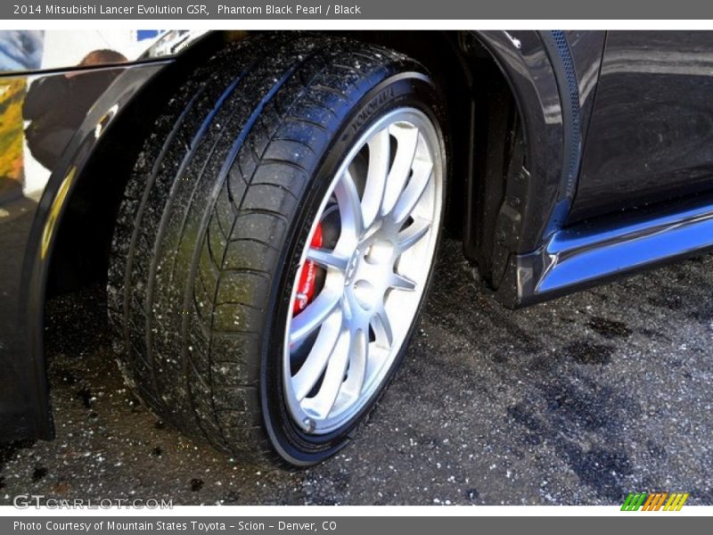 Phantom Black Pearl / Black 2014 Mitsubishi Lancer Evolution GSR