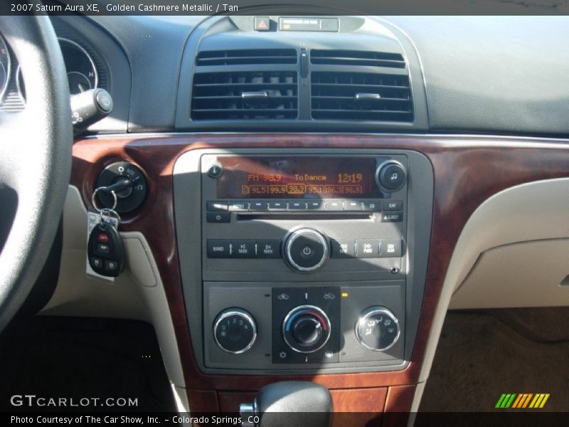 Golden Cashmere Metallic / Tan 2007 Saturn Aura XE