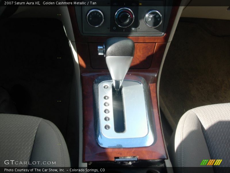 Golden Cashmere Metallic / Tan 2007 Saturn Aura XE
