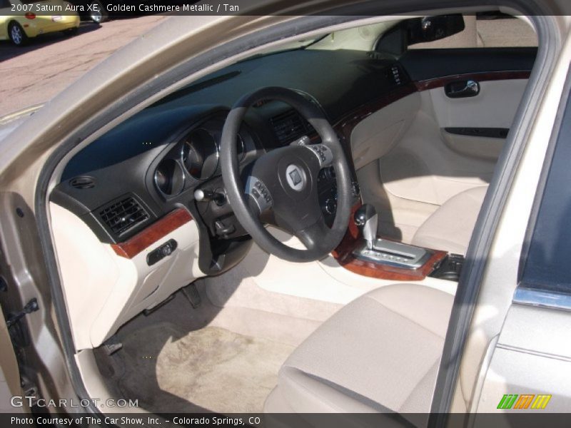 Golden Cashmere Metallic / Tan 2007 Saturn Aura XE