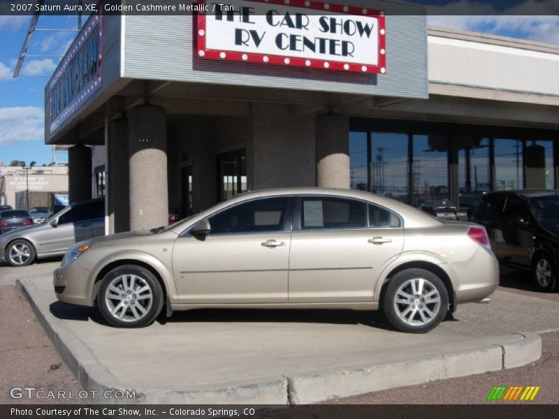 Golden Cashmere Metallic / Tan 2007 Saturn Aura XE