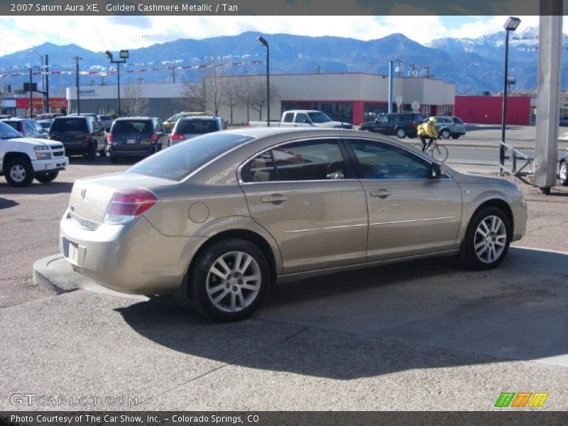 Golden Cashmere Metallic / Tan 2007 Saturn Aura XE