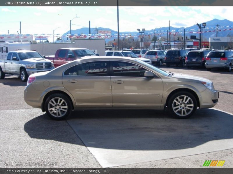 Golden Cashmere Metallic / Tan 2007 Saturn Aura XE