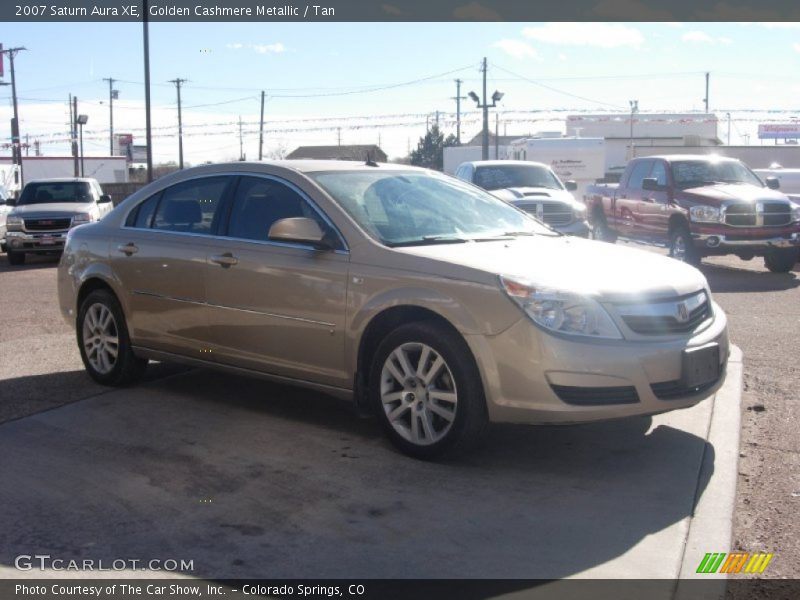 Golden Cashmere Metallic / Tan 2007 Saturn Aura XE