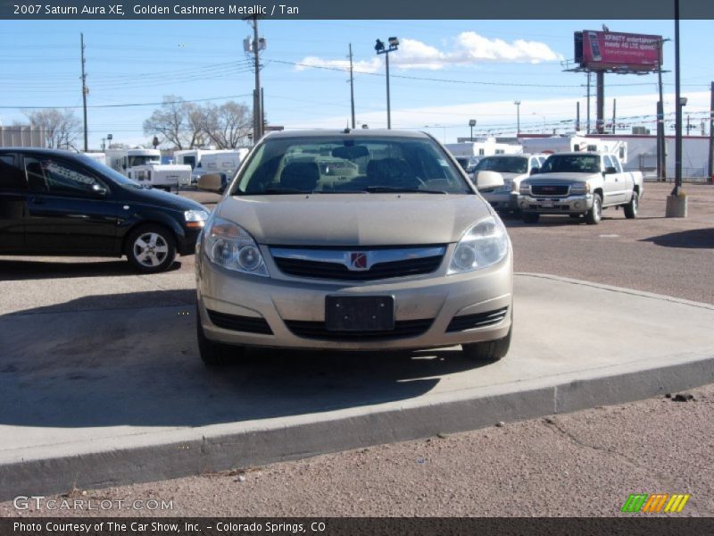 Golden Cashmere Metallic / Tan 2007 Saturn Aura XE