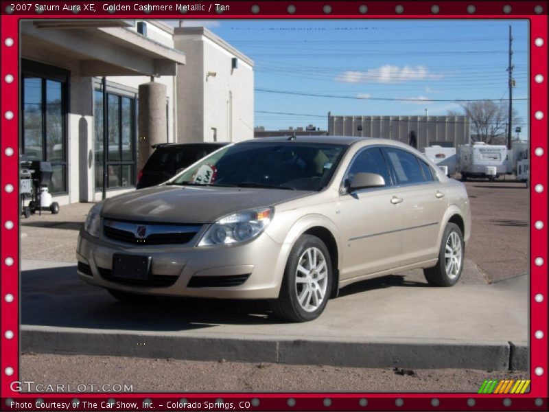 Golden Cashmere Metallic / Tan 2007 Saturn Aura XE