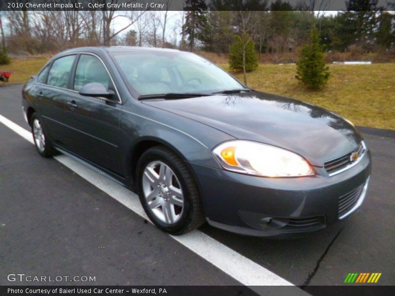 Cyber Gray Metallic / Gray 2010 Chevrolet Impala LT