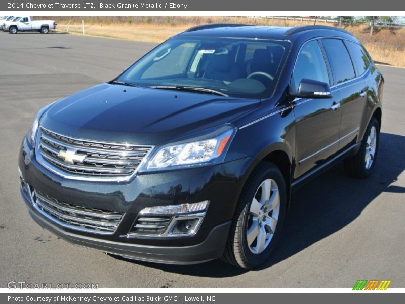 Black Granite Metallic / Ebony 2014 Chevrolet Traverse LTZ