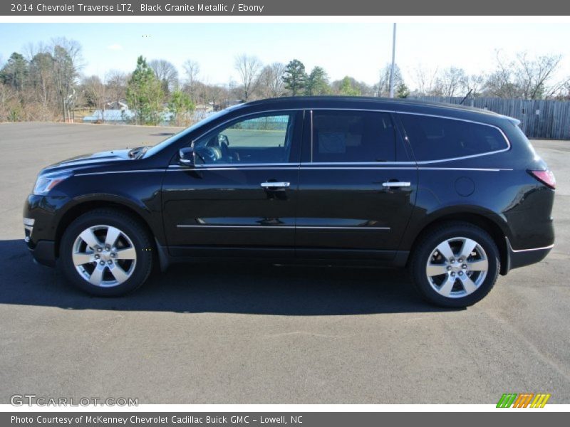 Black Granite Metallic / Ebony 2014 Chevrolet Traverse LTZ