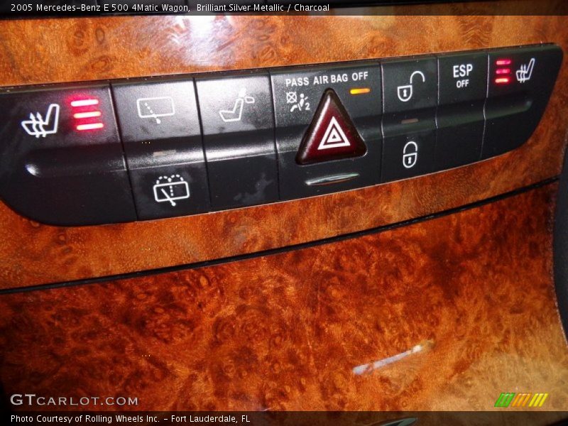 Controls of 2005 E 500 4Matic Wagon