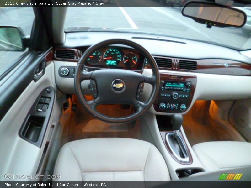 Cyber Gray Metallic / Gray 2010 Chevrolet Impala LT
