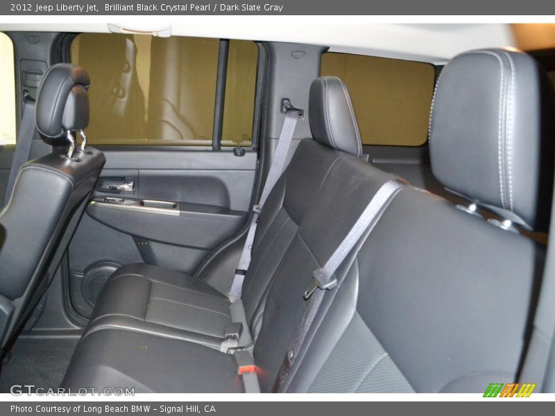 Brilliant Black Crystal Pearl / Dark Slate Gray 2012 Jeep Liberty Jet