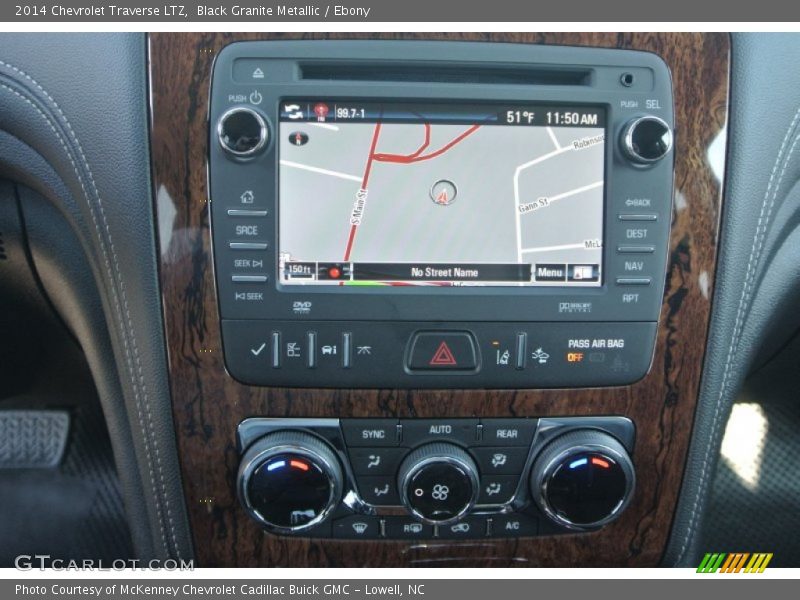 Black Granite Metallic / Ebony 2014 Chevrolet Traverse LTZ