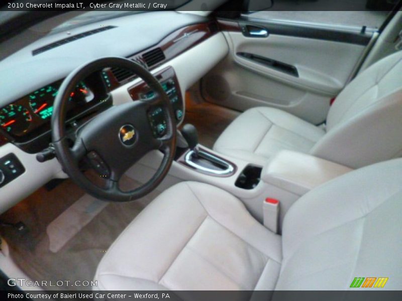 Cyber Gray Metallic / Gray 2010 Chevrolet Impala LT