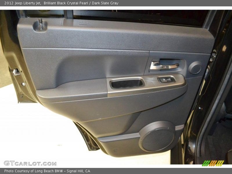 Brilliant Black Crystal Pearl / Dark Slate Gray 2012 Jeep Liberty Jet