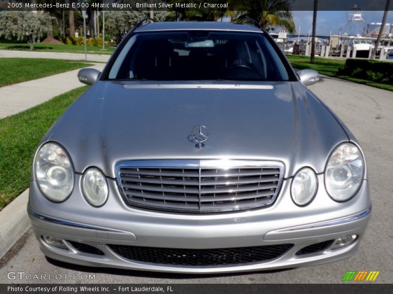 Brilliant Silver Metallic / Charcoal 2005 Mercedes-Benz E 500 4Matic Wagon