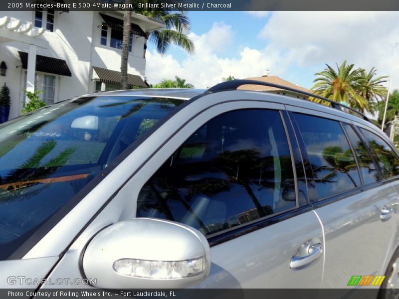 Brilliant Silver Metallic / Charcoal 2005 Mercedes-Benz E 500 4Matic Wagon