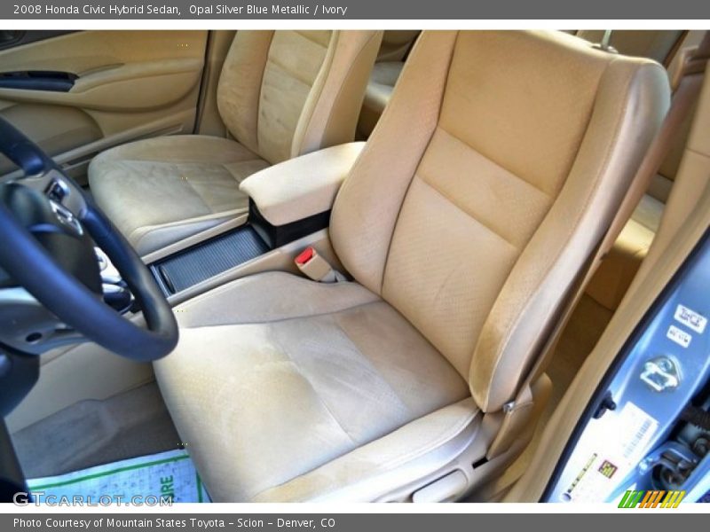 Front Seat of 2008 Civic Hybrid Sedan