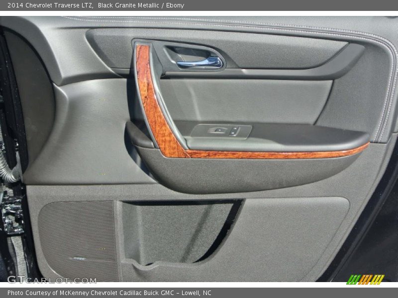 Black Granite Metallic / Ebony 2014 Chevrolet Traverse LTZ