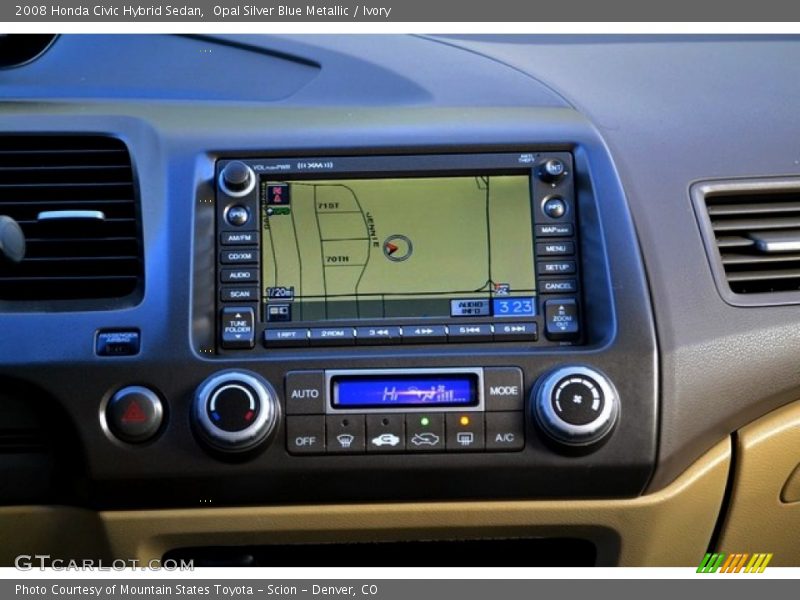 Navigation of 2008 Civic Hybrid Sedan