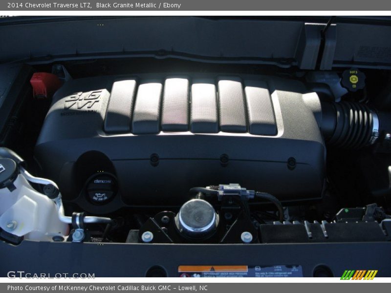 Black Granite Metallic / Ebony 2014 Chevrolet Traverse LTZ