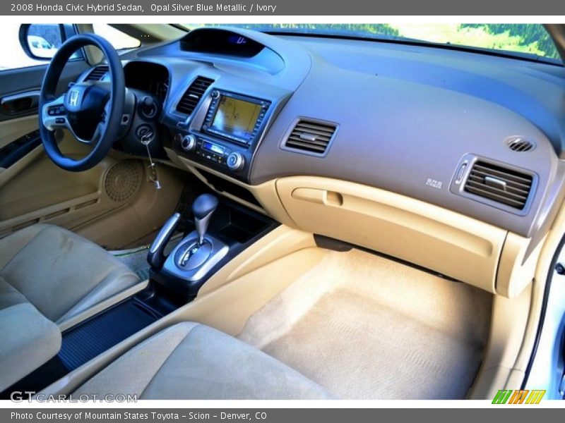 Dashboard of 2008 Civic Hybrid Sedan