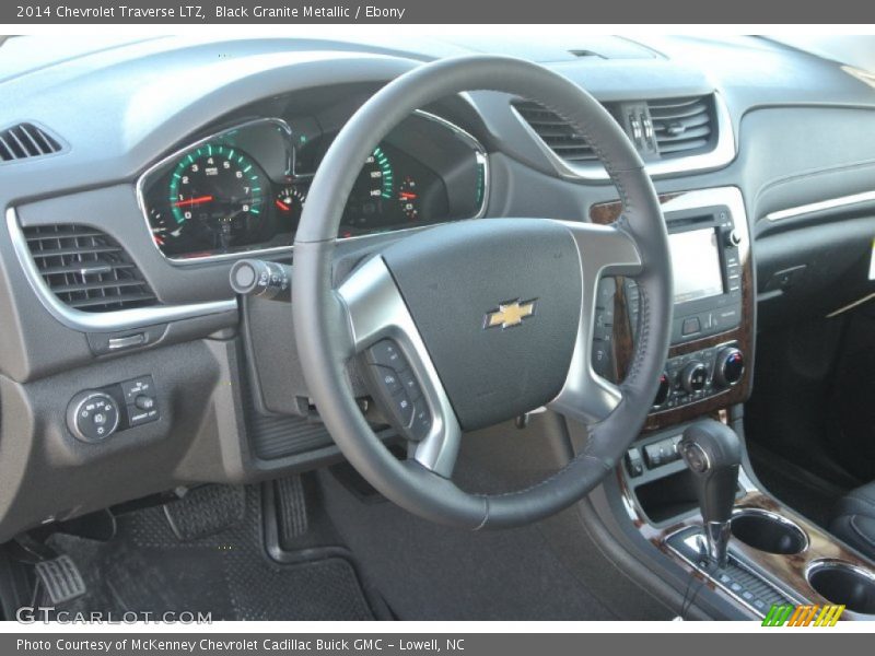 Black Granite Metallic / Ebony 2014 Chevrolet Traverse LTZ
