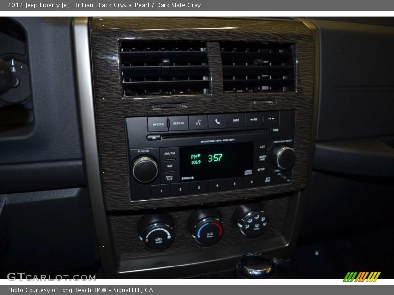 Brilliant Black Crystal Pearl / Dark Slate Gray 2012 Jeep Liberty Jet