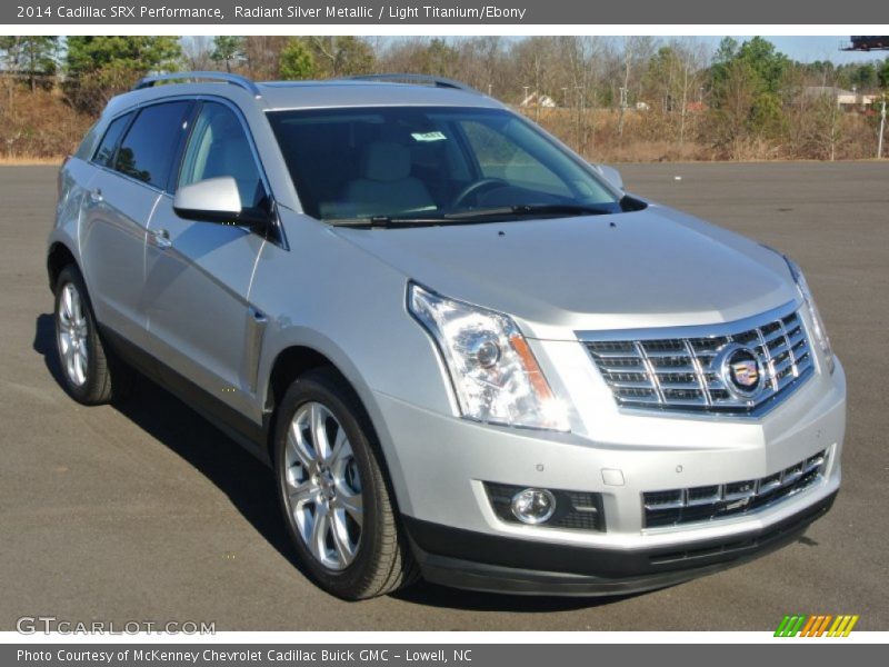 Radiant Silver Metallic / Light Titanium/Ebony 2014 Cadillac SRX Performance