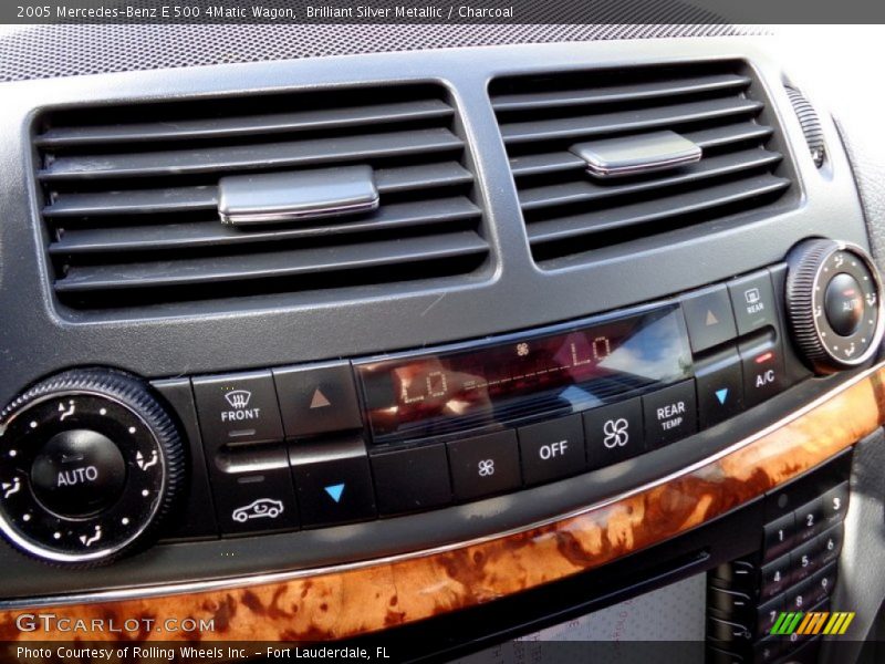 Controls of 2005 E 500 4Matic Wagon