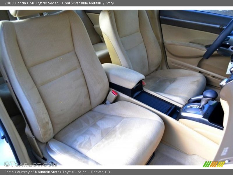 Front Seat of 2008 Civic Hybrid Sedan