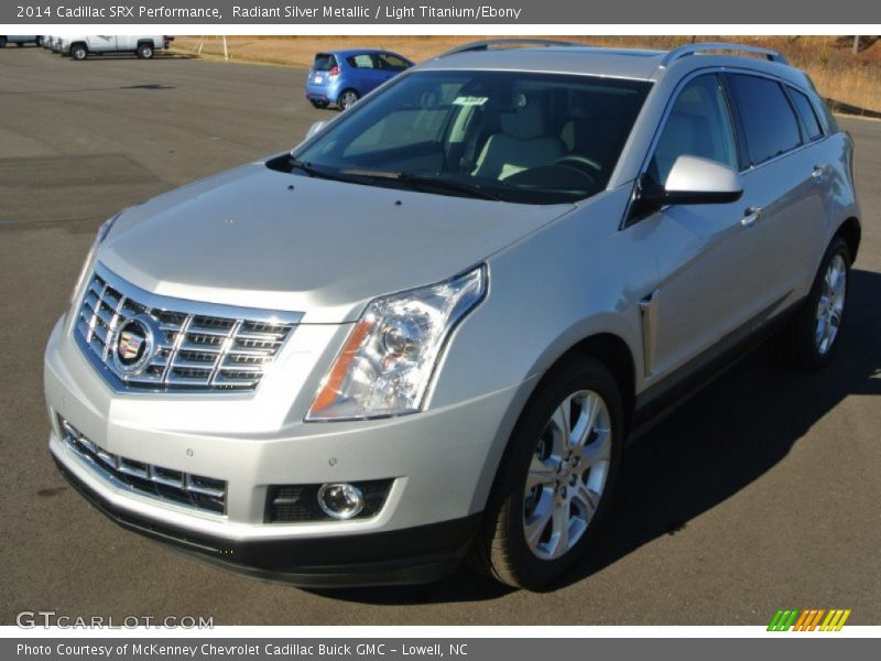 Radiant Silver Metallic / Light Titanium/Ebony 2014 Cadillac SRX Performance