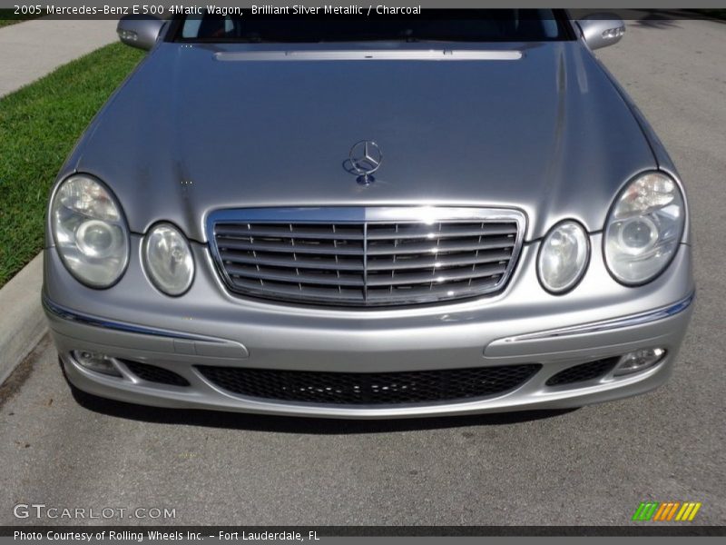 Brilliant Silver Metallic / Charcoal 2005 Mercedes-Benz E 500 4Matic Wagon