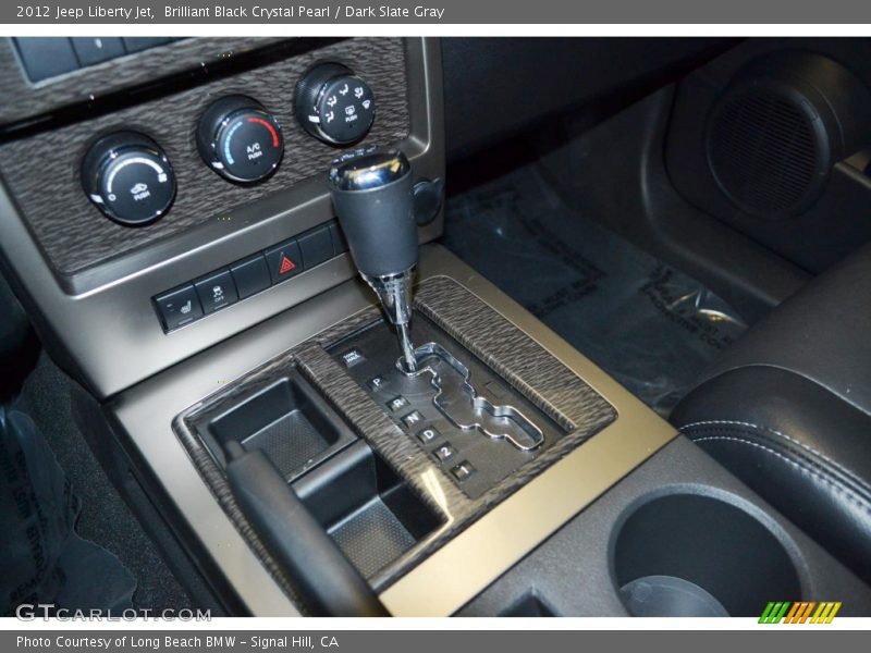 Brilliant Black Crystal Pearl / Dark Slate Gray 2012 Jeep Liberty Jet