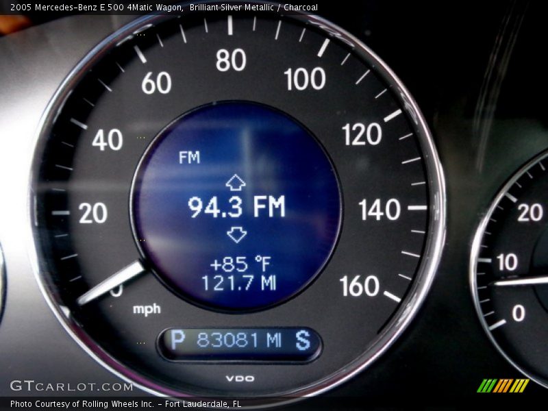 Brilliant Silver Metallic / Charcoal 2005 Mercedes-Benz E 500 4Matic Wagon