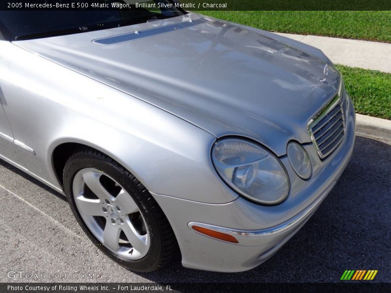 Brilliant Silver Metallic / Charcoal 2005 Mercedes-Benz E 500 4Matic Wagon